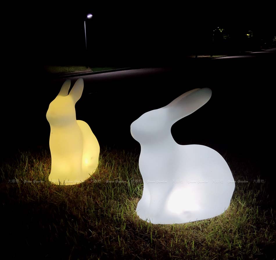 發光兔子燈具